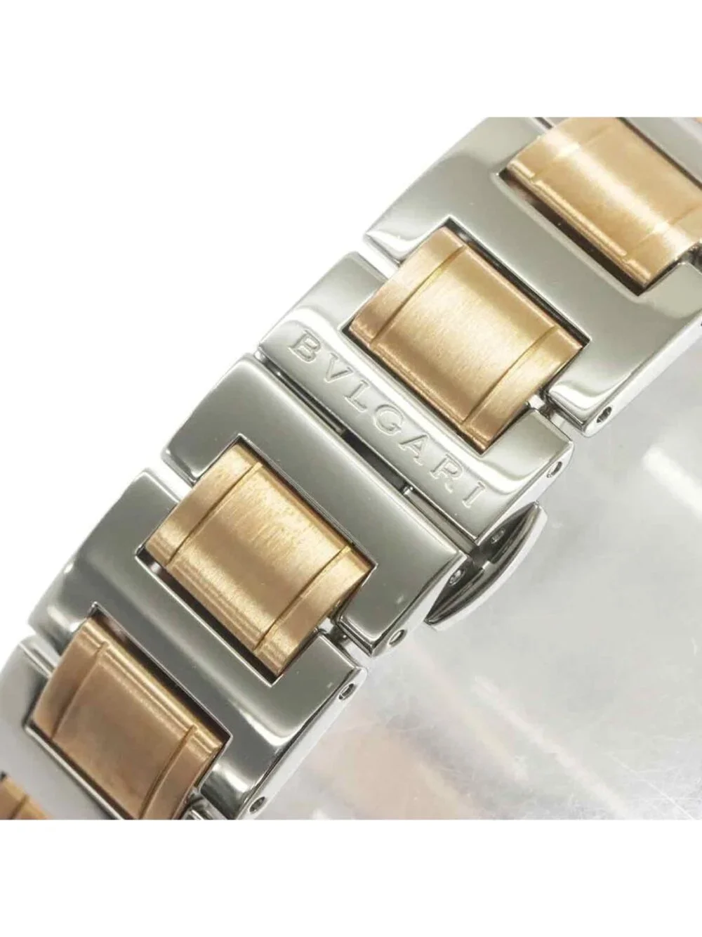 Bvlgari Boys Watch Diamond Brown 18k Pink Gold Automatic